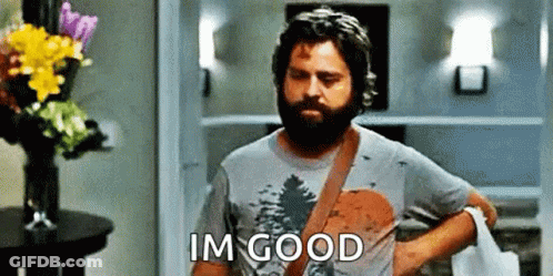 Bearded Man With Towel Around Neck GIF