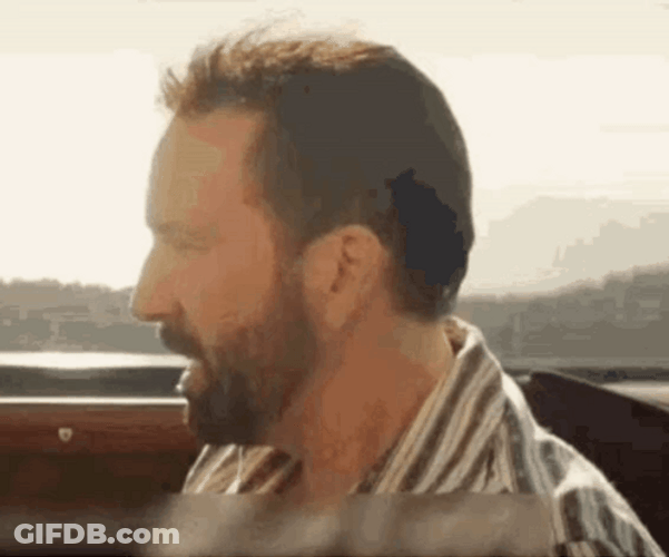 Bearded Nicolas Cage Bewildered GIF