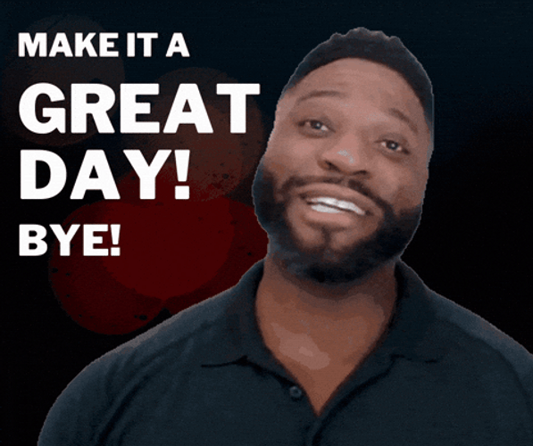 Beared Man Wishing You Have A Great First Day GIF