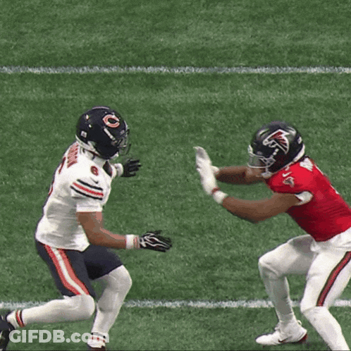 Bears And Falcons Football Players GIF