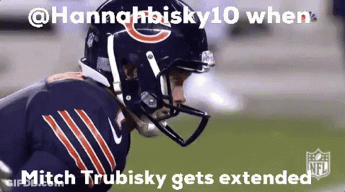 Bears Football Player Mitch Trubinsky Gets Extended GIF
