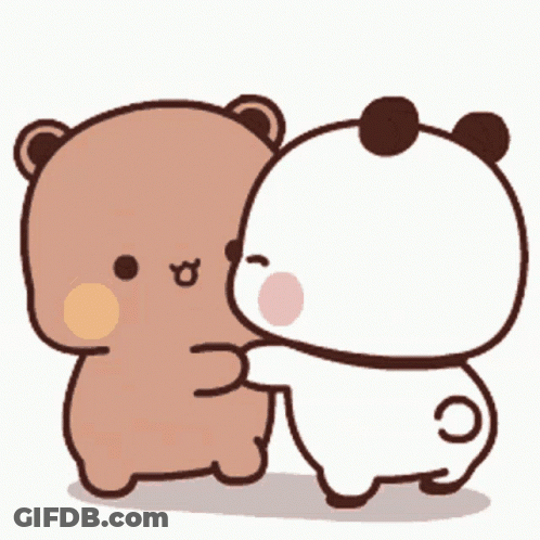 Bears Hugging Each Other GIF