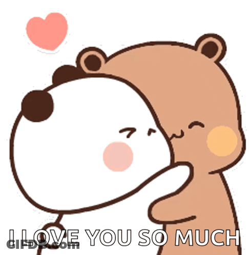 Bears Hugging I Love You GIF