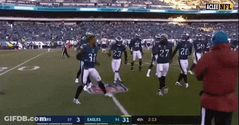 Bears Vs Eagles Football Game GIF