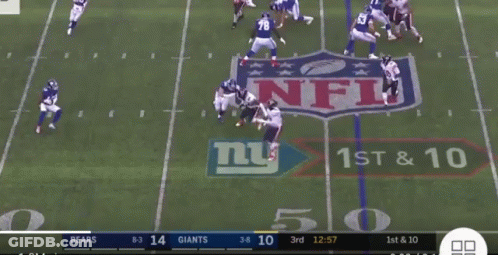 Bears Vs Giants Football Game GIF