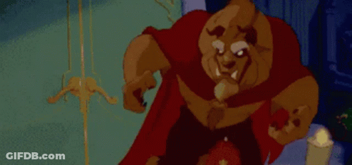 Beast From Beauty And The Beast Pixel Art GIF