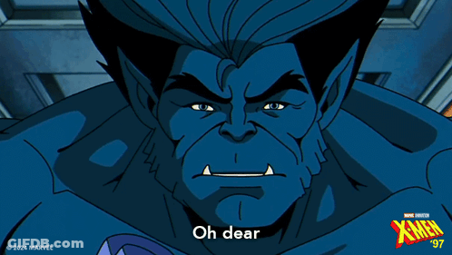 Beast From X-Men Cartoon GIF