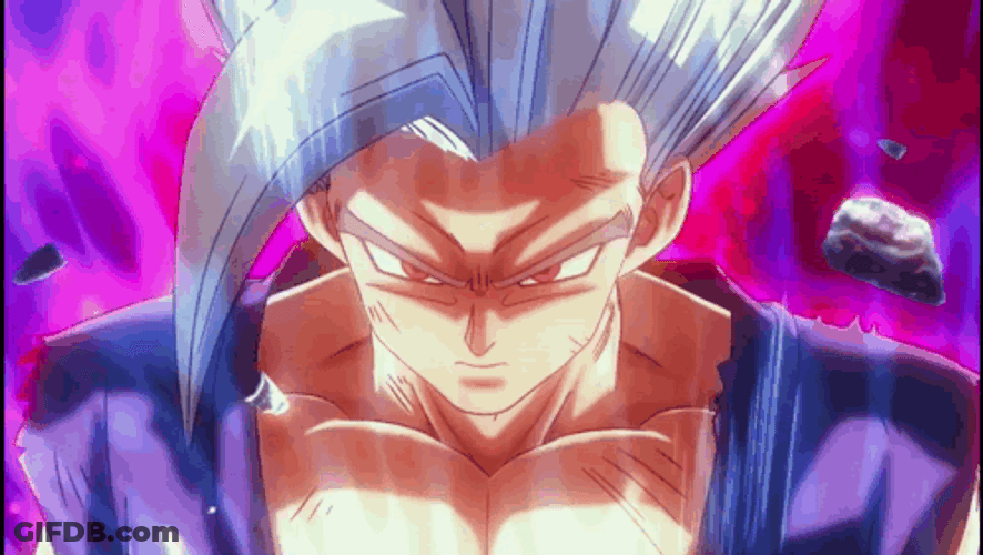 Beast Gohan Floating Rocks GIF