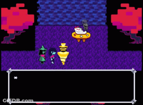Beast Hunched On Table Eating GIF