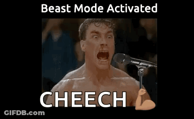 Beast Mode Activated Cheech GIF