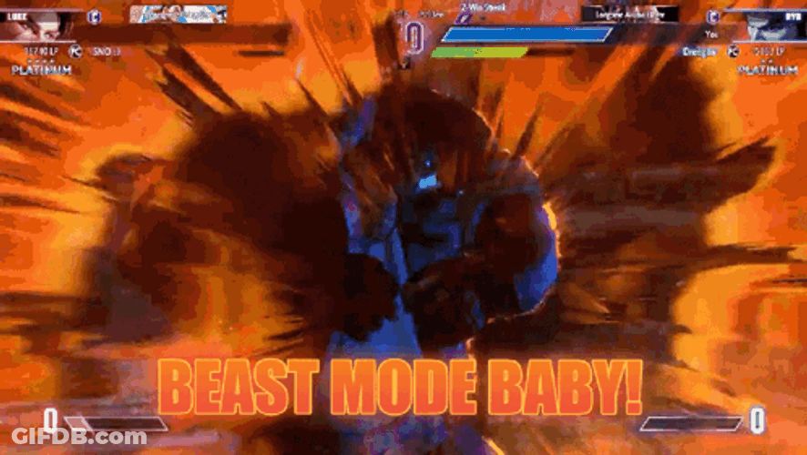 Beast Mode Baby Luke Combo GIF