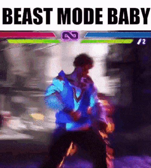Beast Mode Baby Tekken Combo GIF