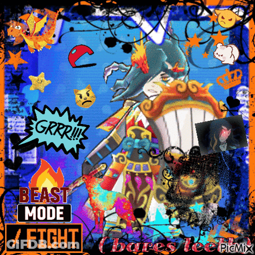 Beast Mode Fight Poster GIF