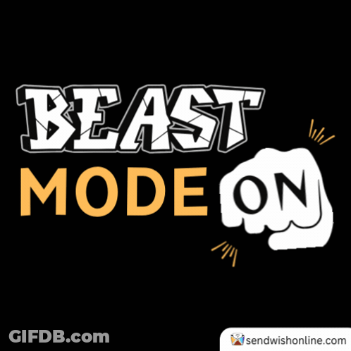 Beast Mode On Fist GIF