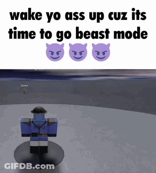 Beast Mode Roblox GIF