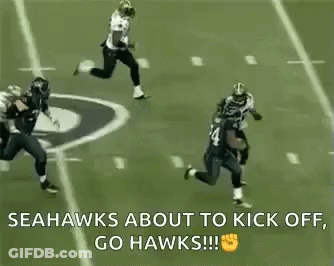 Beast Mode Seahawks About To Kick Off Go Hawks GIF