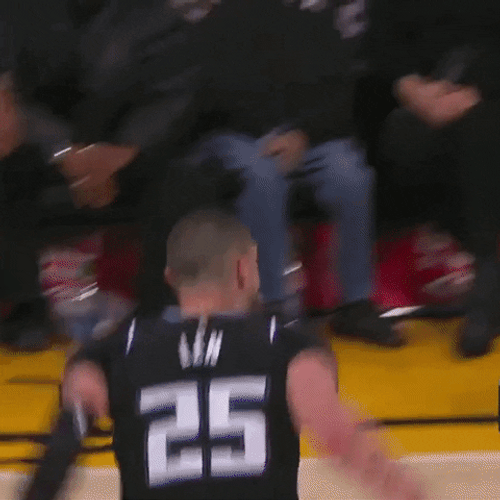 Beat La Alex Len Chest Bump NBA GIF