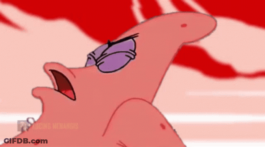 Beat Up Patrick Got Confused GIF