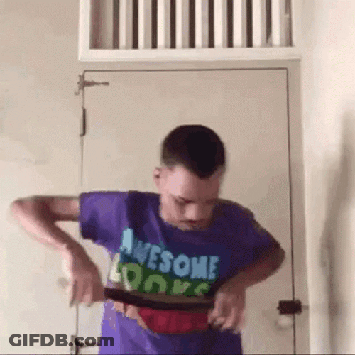 Beat You Up Belt Struck GIF