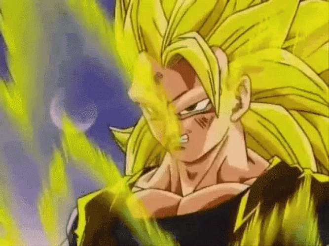 Beaten Goku Ssj3 Contemplating GIF