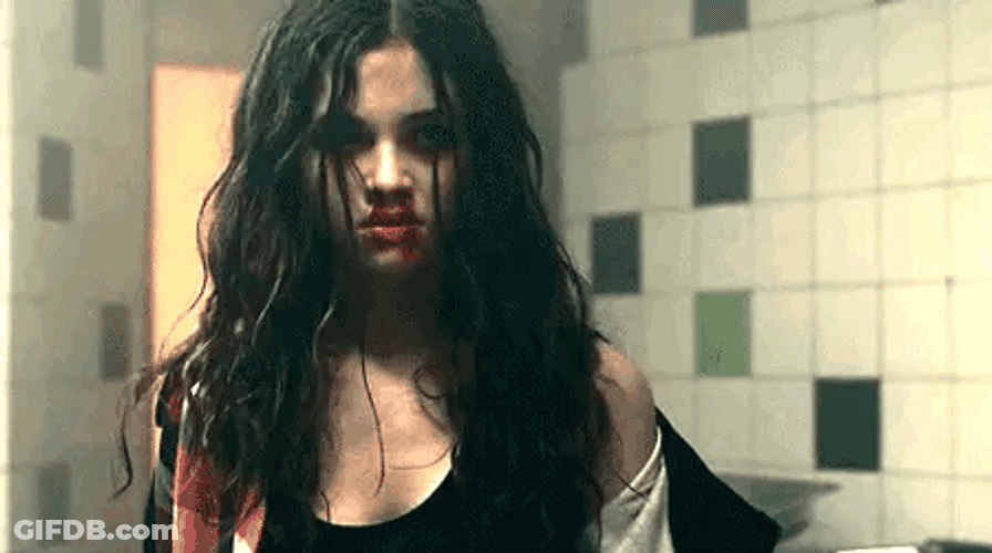 Beaten India Eisley Intense Look GIF