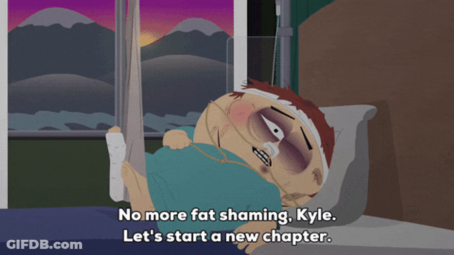 Beaten Up Eric Cartman Black Eye GIF