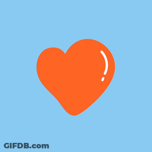 Beating Heart Cute Irregular Shaped GIF
