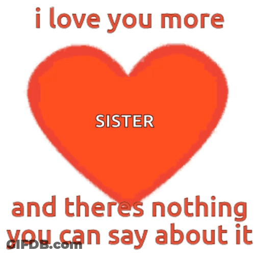 Beating Heart For Sis GIF