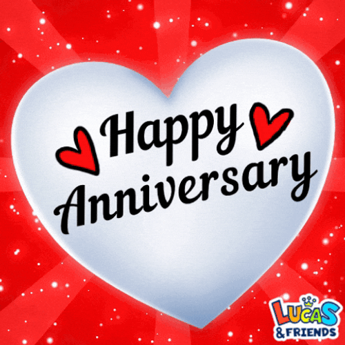Beating Heart Happy Anniversary Meme GIF