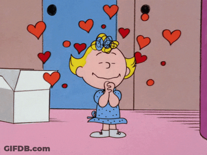 Beating Heart In Love Sally Brown Cartoon GIF