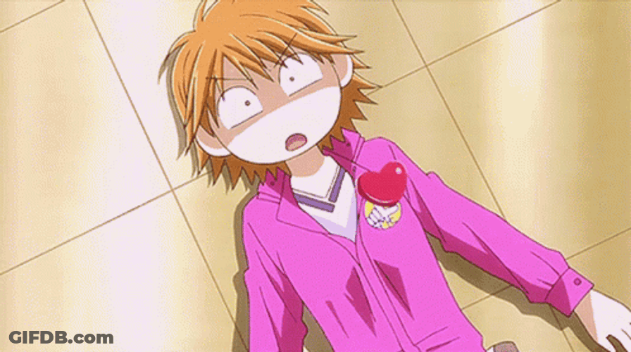Beating Heart Shocked Kyoko Mogami Skip Beat GIF