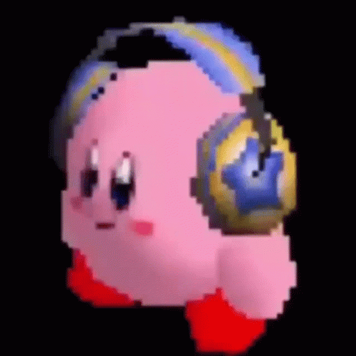Beating Up Kirby Dancing GIF