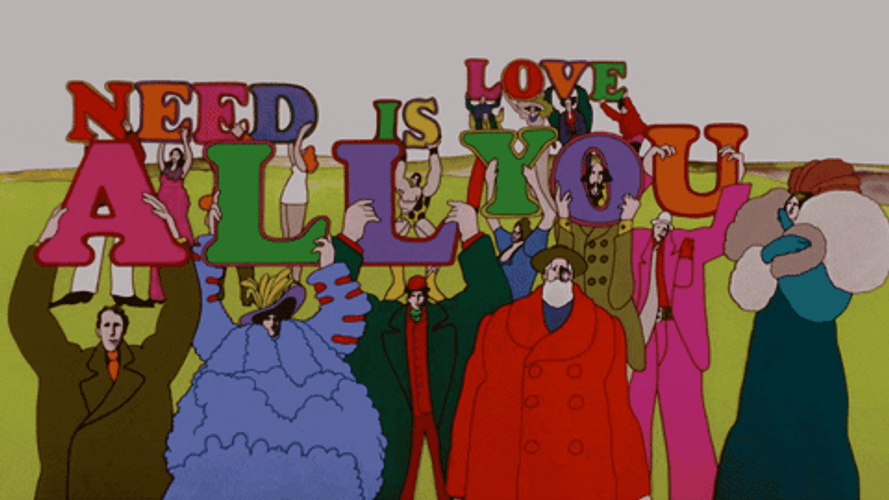Beatles All You Need Is Love Album GIF