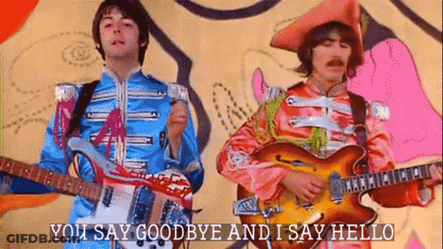 Beatles Hello Goodbye Song Online GIF