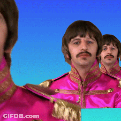 Beatles Member Ringo Starr Loop GIF