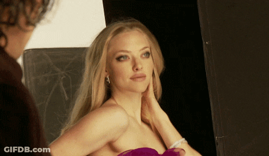 Beautiful Amanda Seyfried Modeling GIF