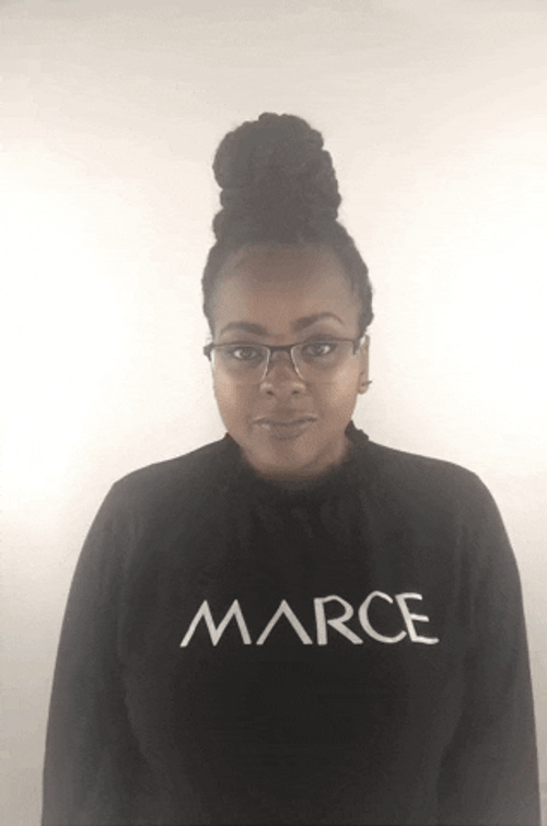 Beautiful Black Woman Sending You A Hug GIF