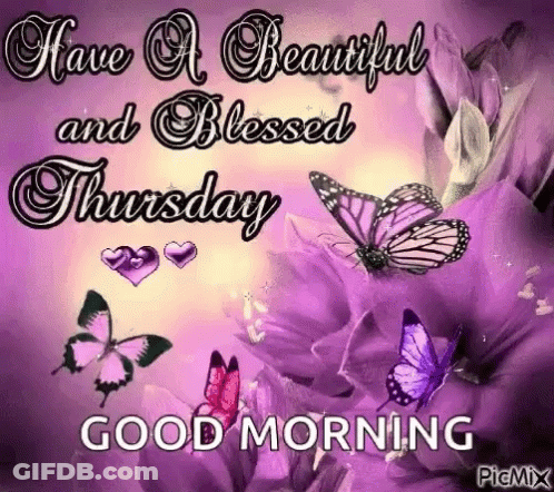 Beautiful Blessed Thursday Good Morning GIF