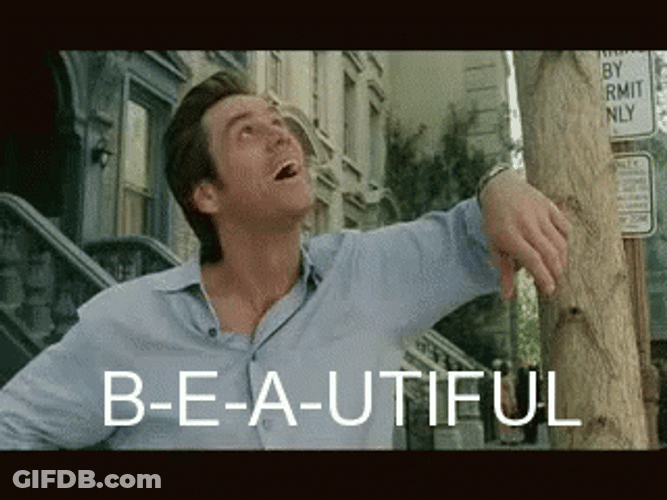 Beautiful Bruce Almighty GIF