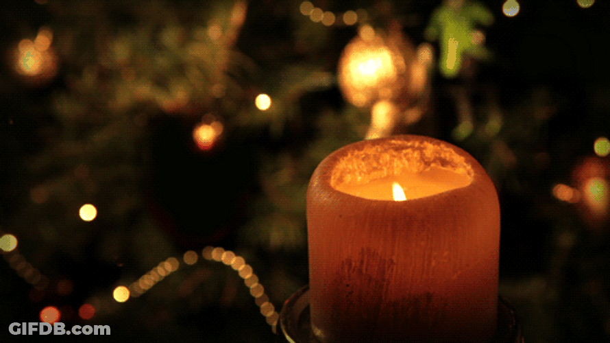 Beautiful Candle Night GIF