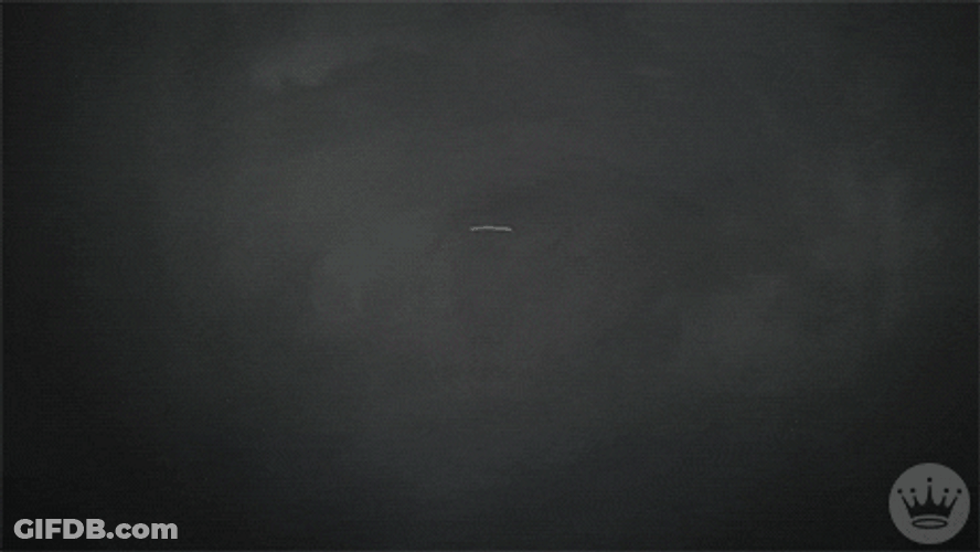 Beautiful Chalkboard Drawing Happy Birthday GIF