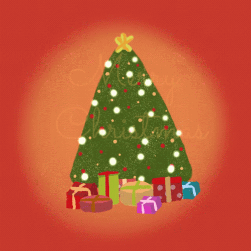 Beautiful Christmas Tree Merry Christmas Friend GIF