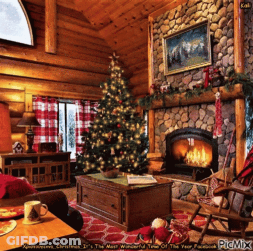 Beautiful Cold Night Merry Christmas GIF