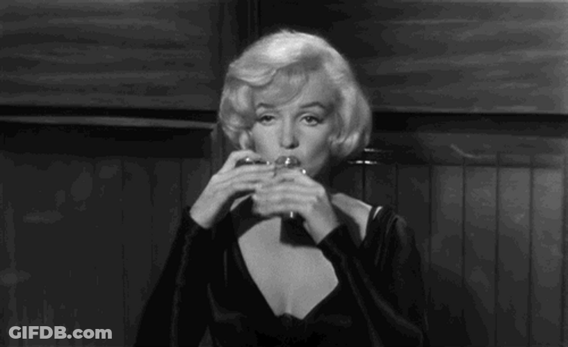 Beautiful Drunk Marilyn Monroe GIF