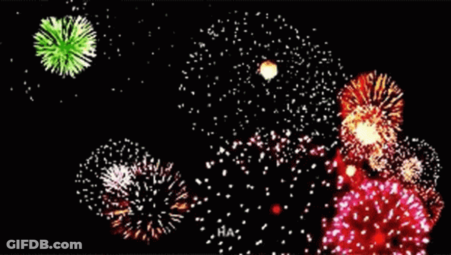 Beautiful Firework Display GIF