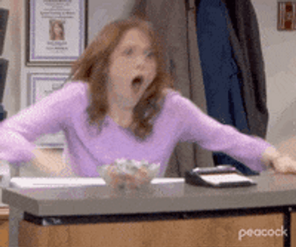 Beautiful Girl Getting Hyped With Win GIF