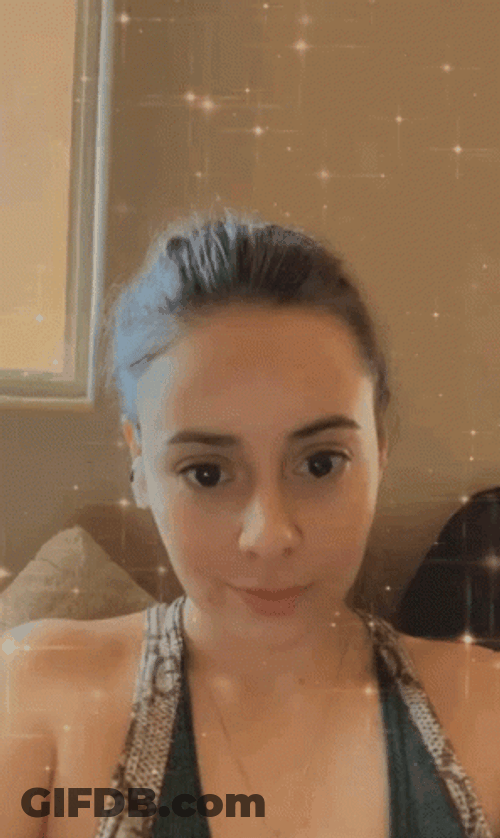 Beautiful Girl Rolls Her Eyes GIF