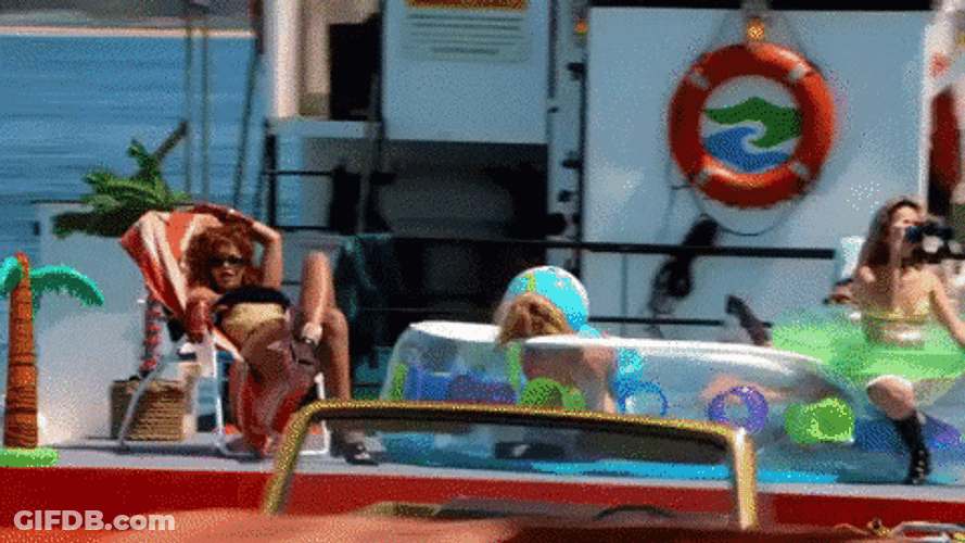 Beautiful Girls On The Floaties GIF