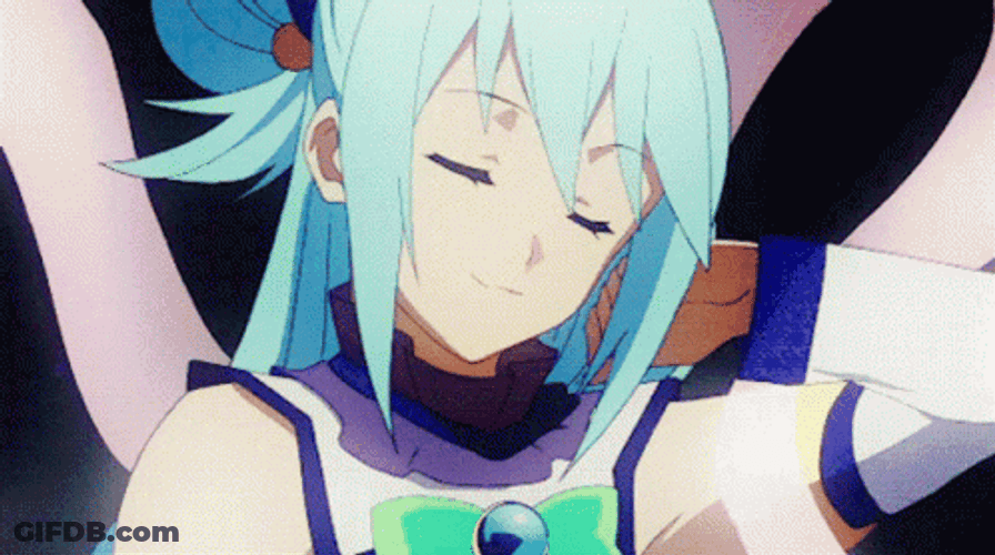 Beautiful Goddess Konosuba Aqua GIF
