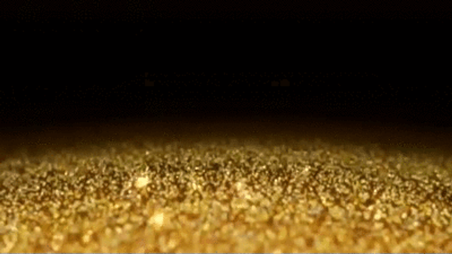 Beautiful Golden Sparkle GIF
